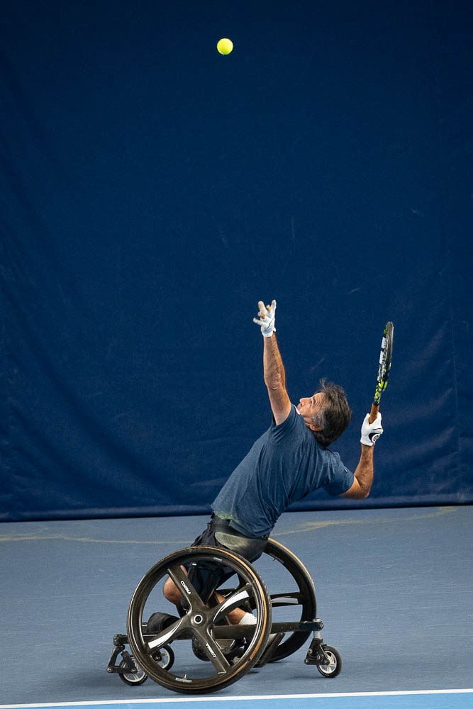 Stéphane Houdet, vétérinaire de formation et champion de tennis fauteuil.