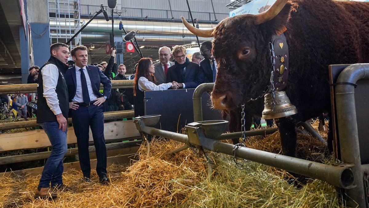 Emmanuel Macron inaugure le SIA2023