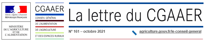 Beandeau de la lettre d'octobre 2021 du CGAAER