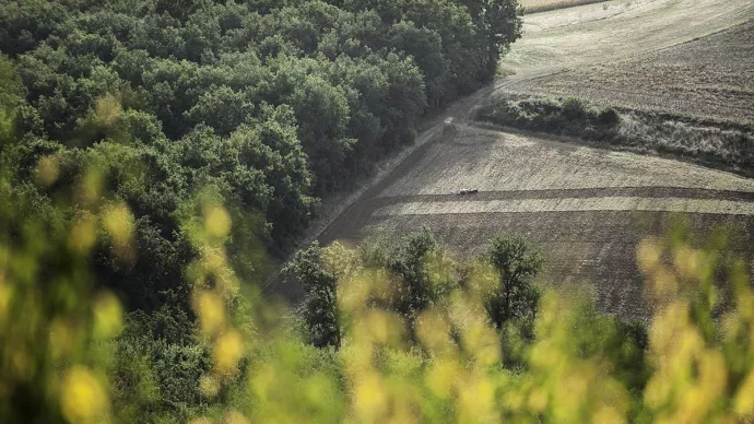 Paysage vallonne du Tarn-et-Garonne.