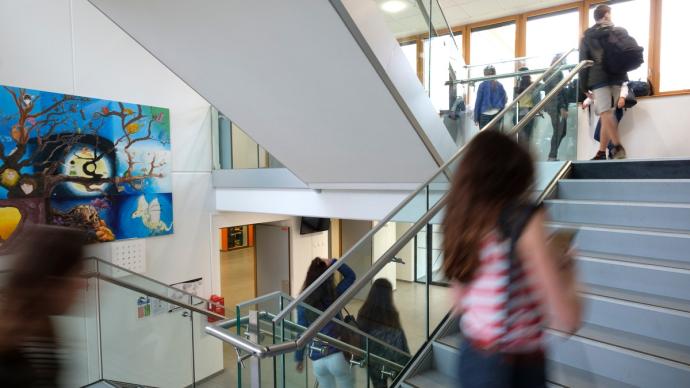 Des élèves dans un lycée agricole