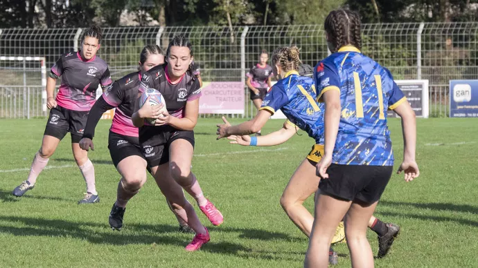 Joueuses de rugby issues de l'enseignement agricole