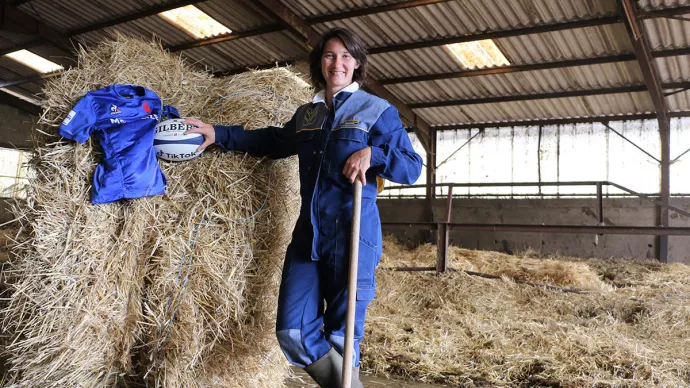 Jessy Trémoulières, rugbywoman et agricultrice