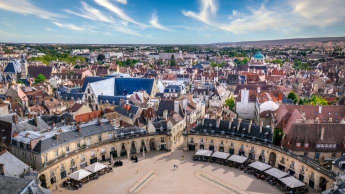 Vue générale de la ville de Dijon.