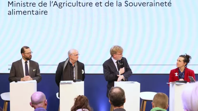 Table ronde avec le ministre au salon de l'agriculture