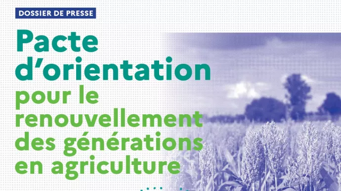 Pacte d'orientation pour le renouvelleent des générations en agriculture