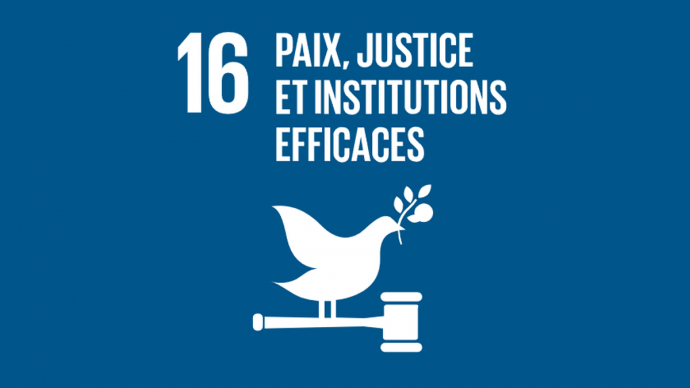 ODD 16 : Pais, justice et institutions efficaces